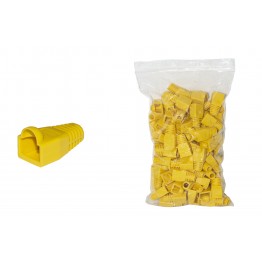 Confezione 100 copriconnettori 6mm per plug RJ45